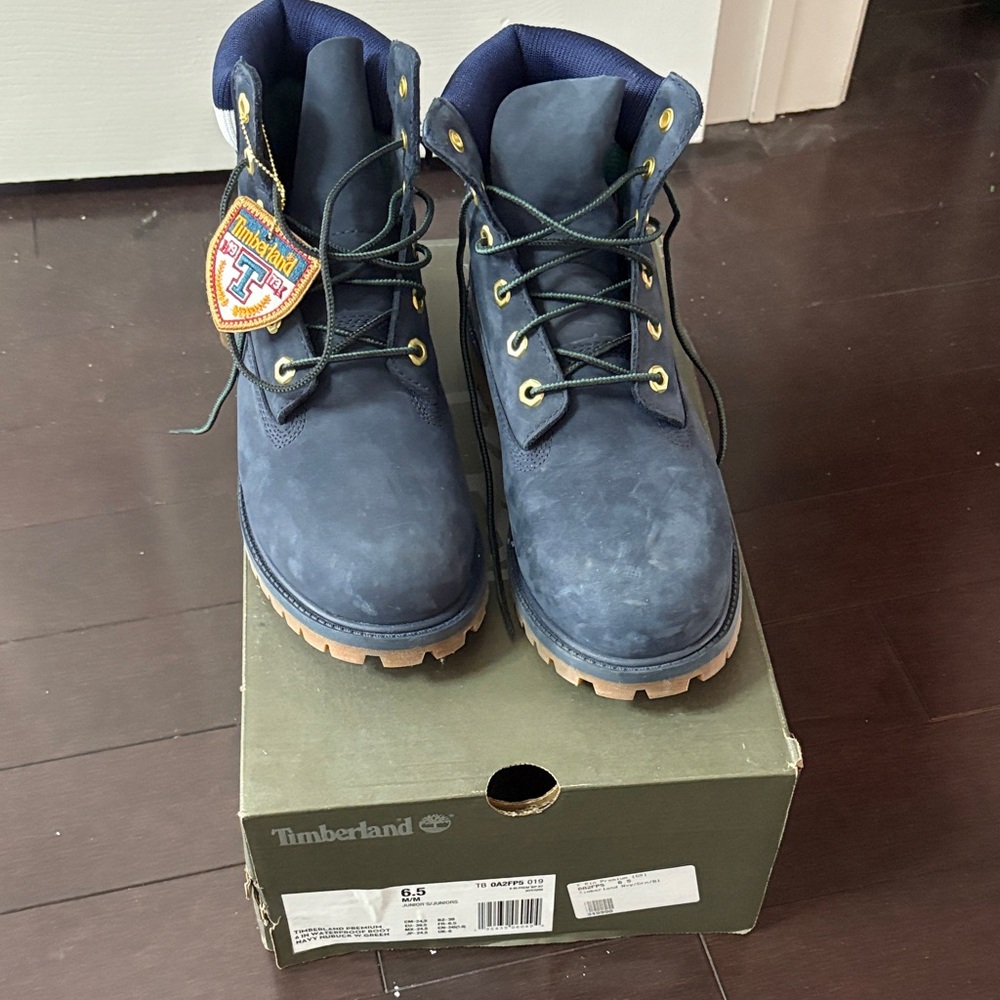 Timberland Kids Navy Boots